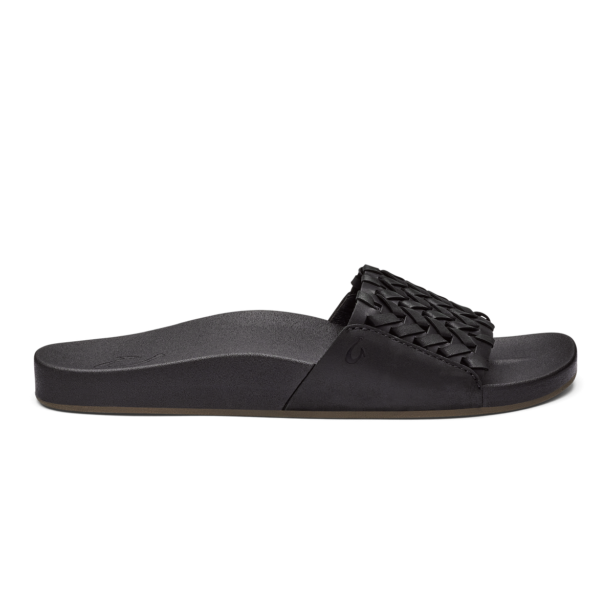 OluKai Kāmola Women’s Leather Slide Sandals for Women