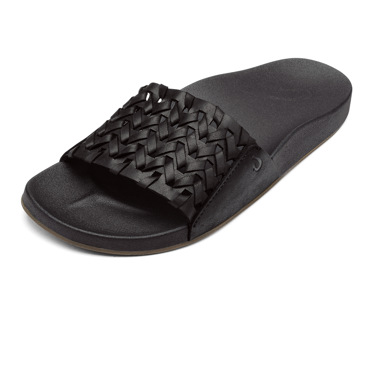OluKai Kāmola Women’s Leather Slide Sandals for Women