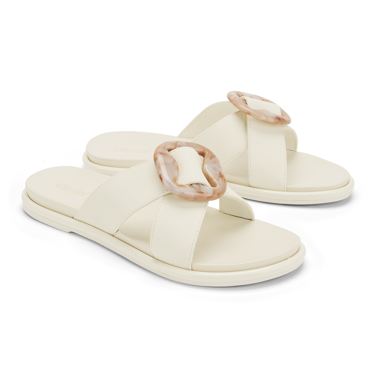 OluKai La‘i Slide Women’s Slide Beach Sandals for Women