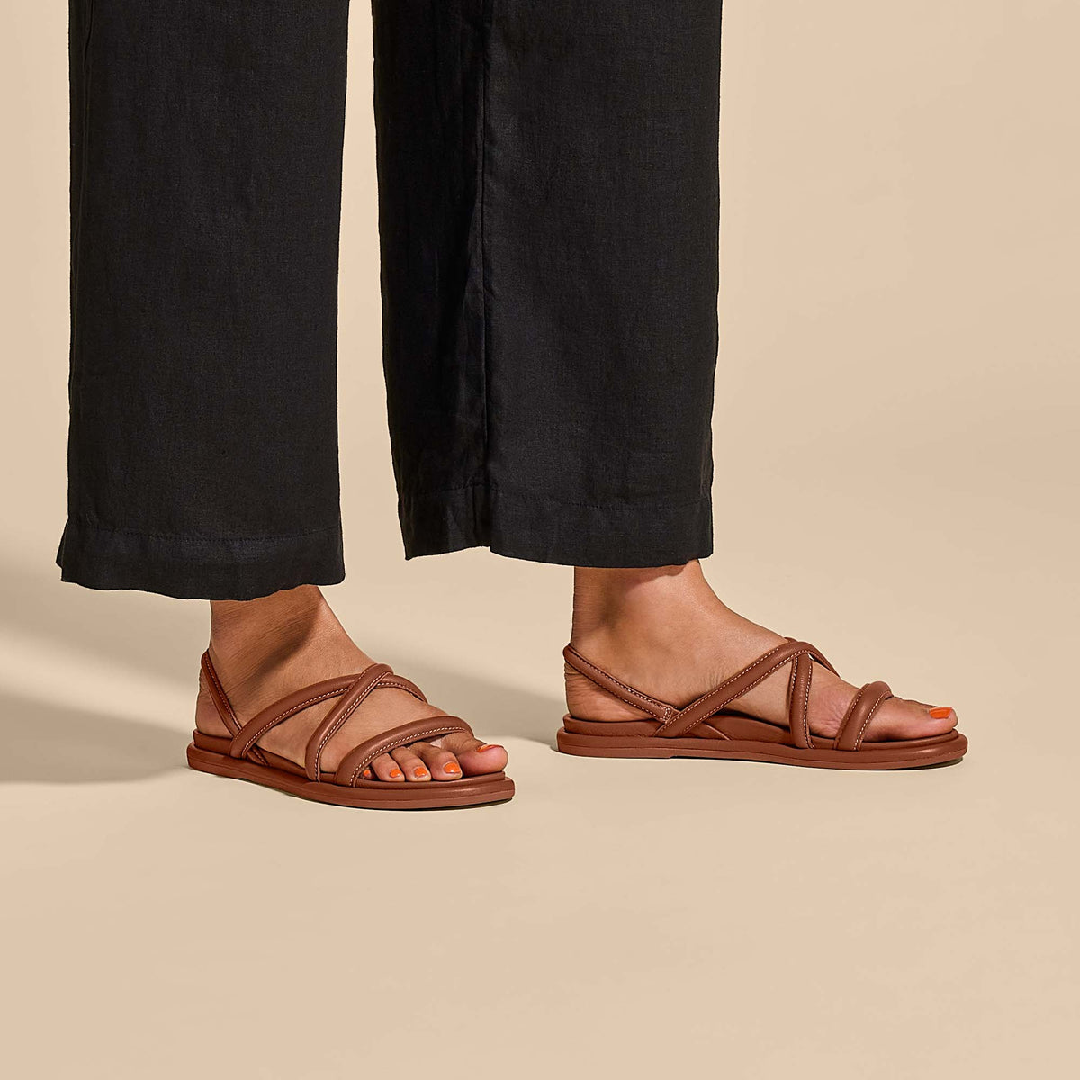 OluKai Tiare Strappy Women’s Leather Sandals for Women
