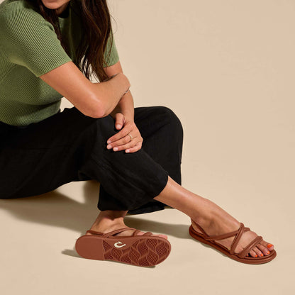 OluKai Tiare Strappy Women’s Leather Sandals for Women