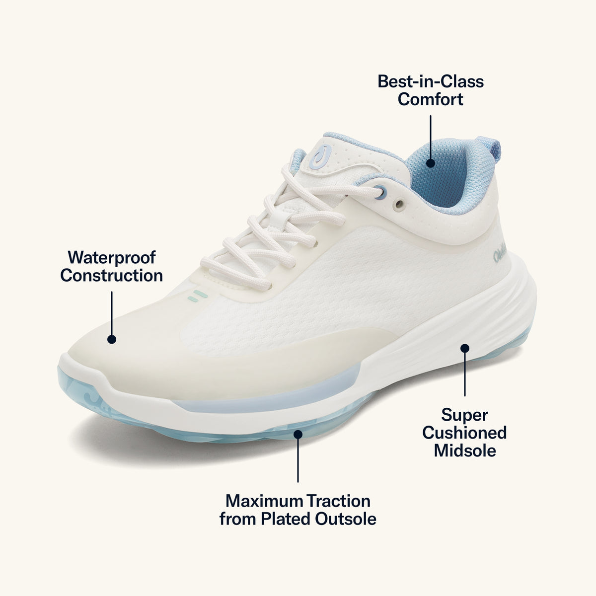 OluKai Mākena Women’s Waterproof Golf Shoes for Women