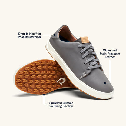 OluKai Wailea Women’s Waterproof Leather Golf Shoes for Women