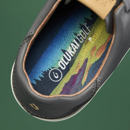 OluKai Wailea Women’s Waterproof Leather Golf Shoes for Women